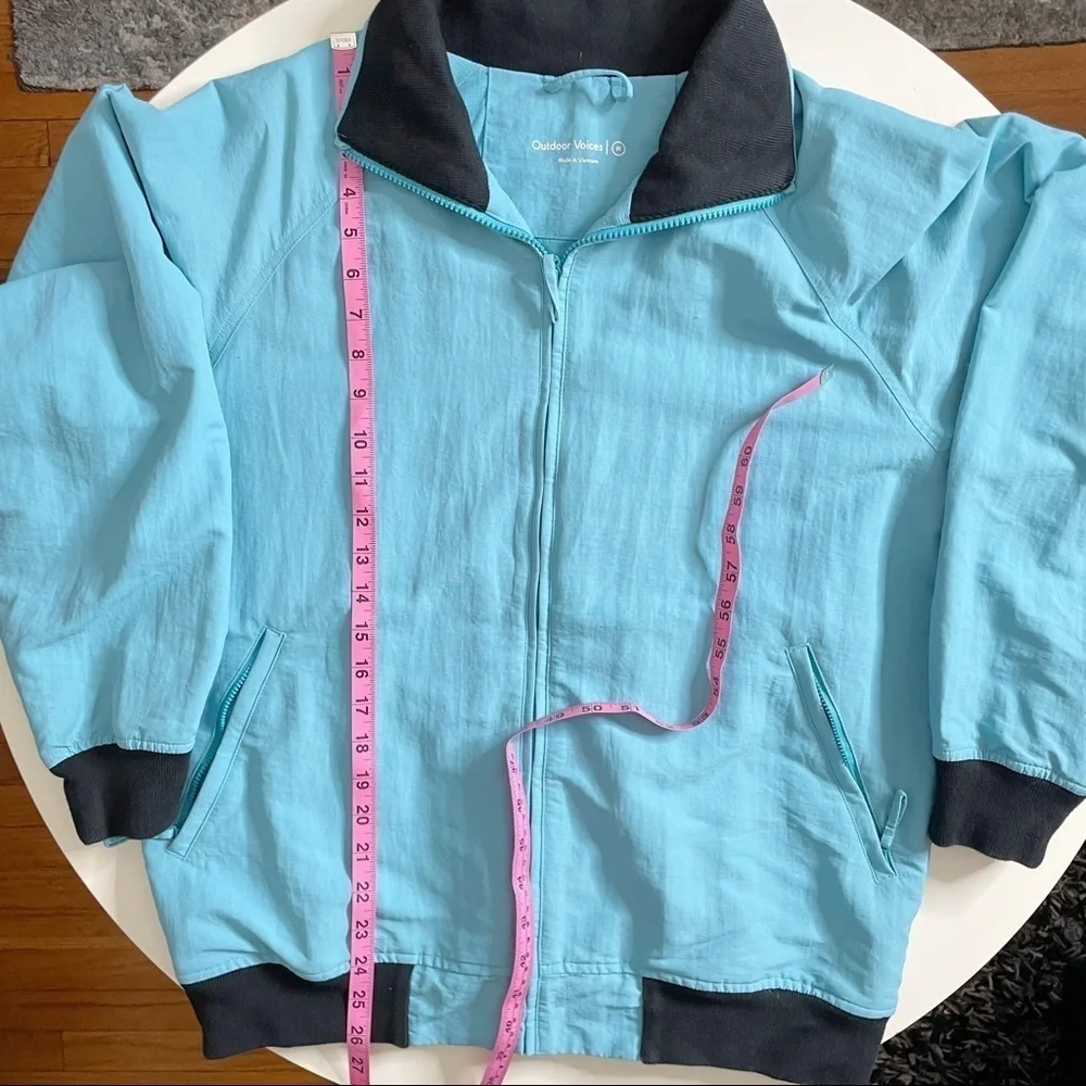 Outdoor Voices Men’s Scout Interstate Bomber Jacket Blue Size Medium